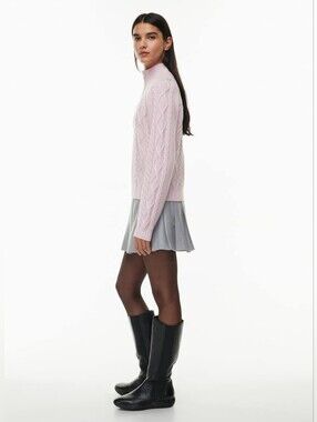 aritzia x Sunday Best boreal 1/4 zip sweater Sugarplum Lilac